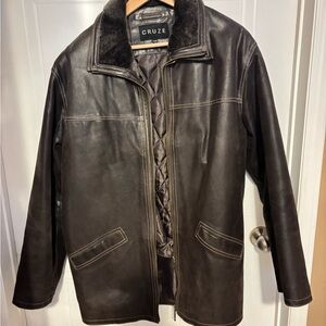Men's Brown Leather Jacket